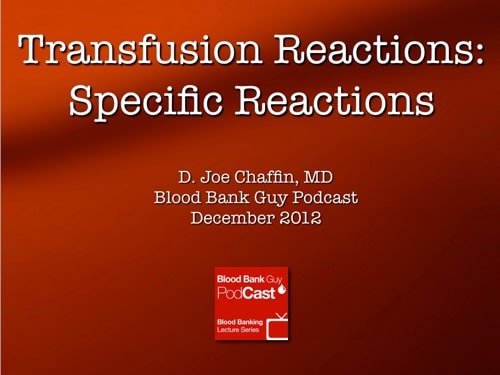 Transfusion Reactions 2 Cover