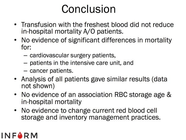 Heddle Slide 9: INFORM Conclusions